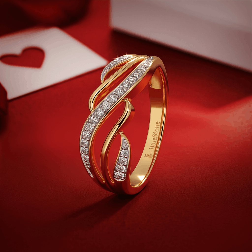 BlueStone ring in themed setting